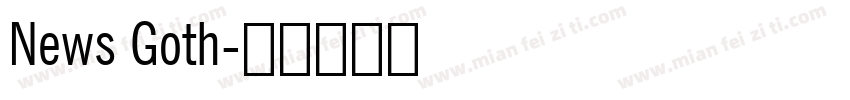 News Goth字体转换